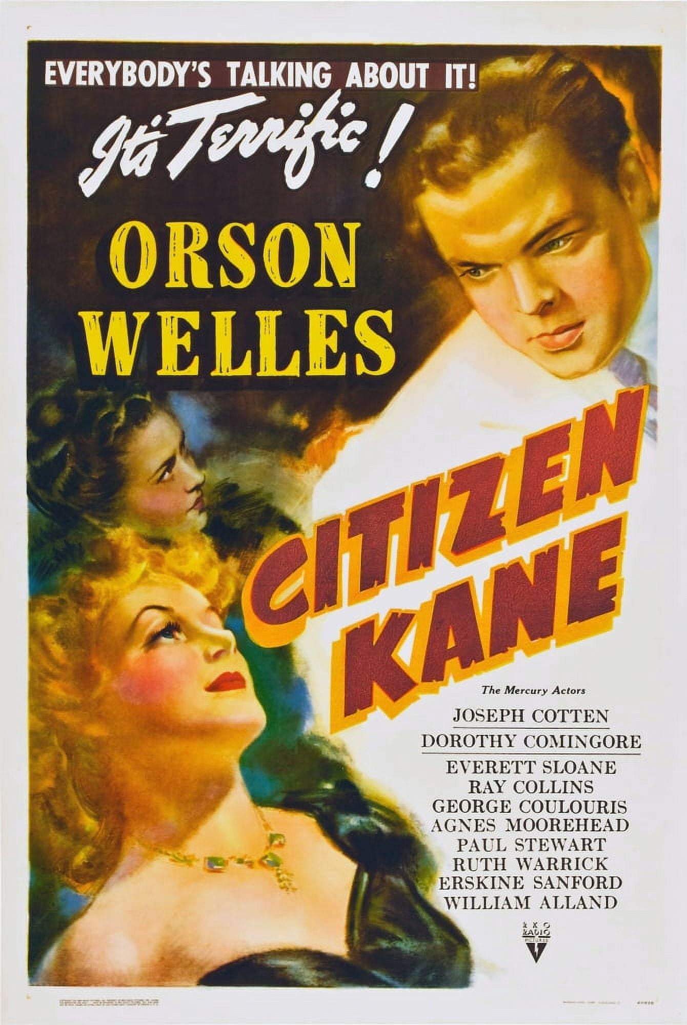 Citizen Kane Canvas Art - (11 x 17)