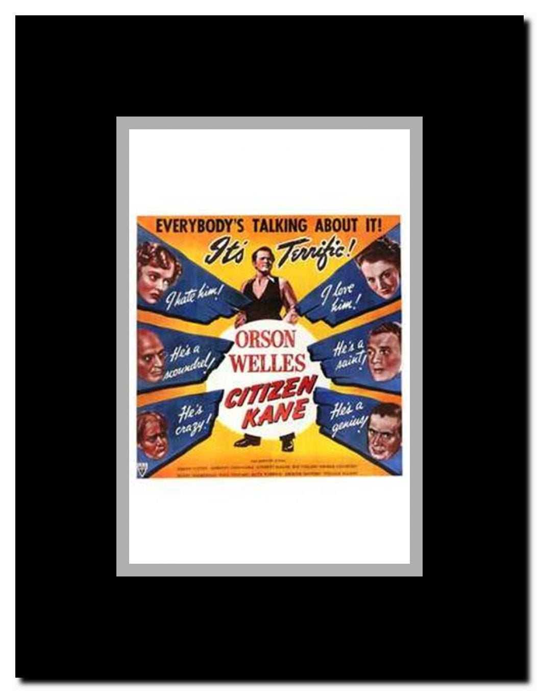 Citizen Kane Framed Movie Poster