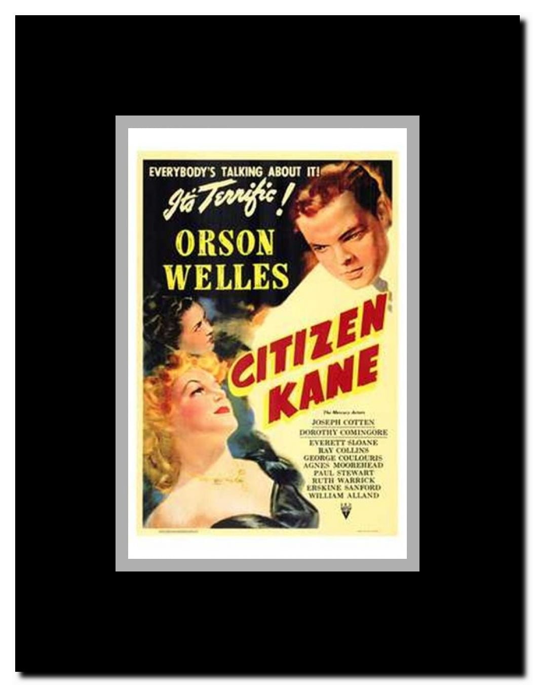 Citizen Kane Framed Movie Poster