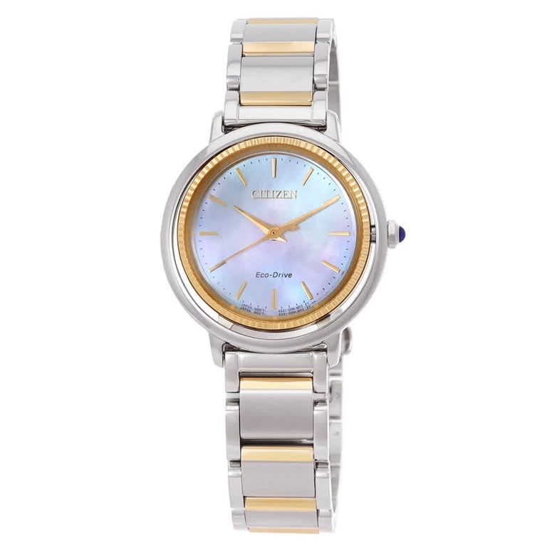 Pearl Dial Citizen Mother Of Pearl Watch Citizen Eco-Drive  display picture 3