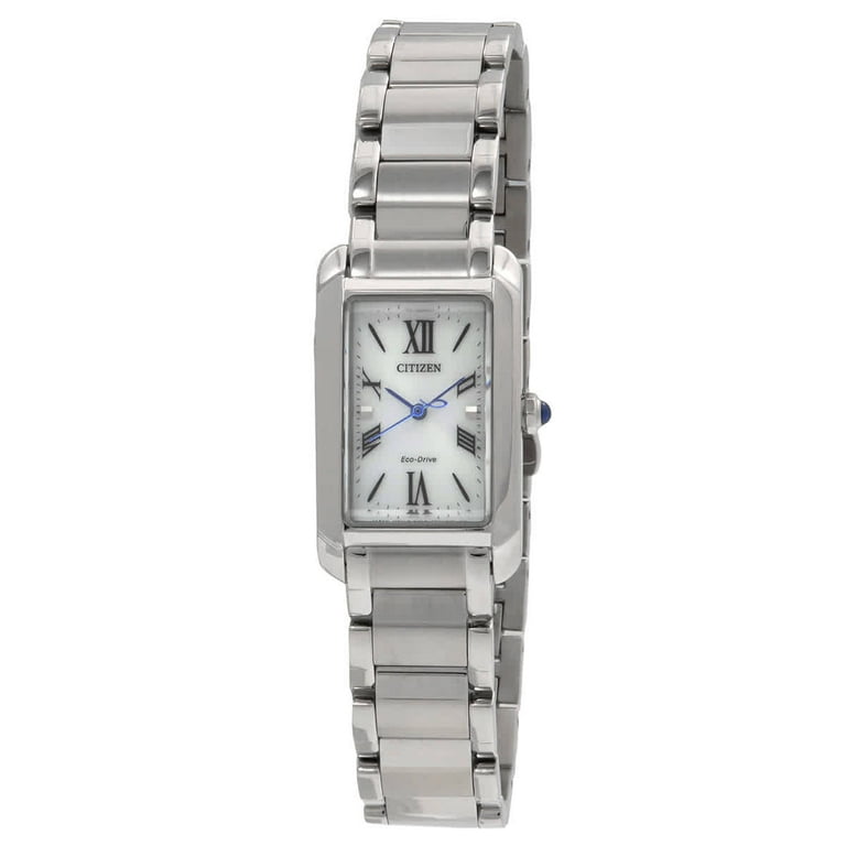 Citizen L Stainless Steel Silver Dial Eco-Drive EW5620-55A Women's
