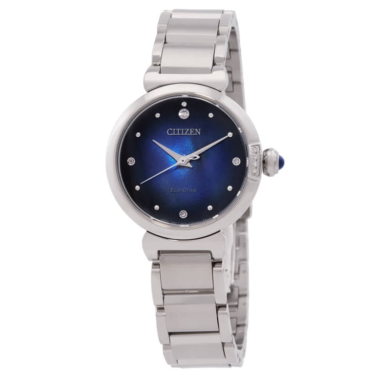 NWT Citizen L Mae Eco-Drive Blue Dial Ladies Watch Citizen L Eco-Drive EM0920-86L Blue Analog Stainless Steel  main image 3