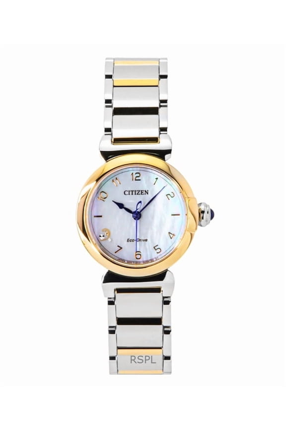 L Mae Women's Two-Tone Eco-Drive Watch EM1136-87D