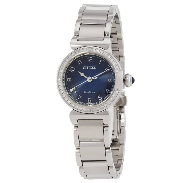 Citizen L May Bells Crystal Eco-Drive Blue Dial Ladies Watch  display picture 2