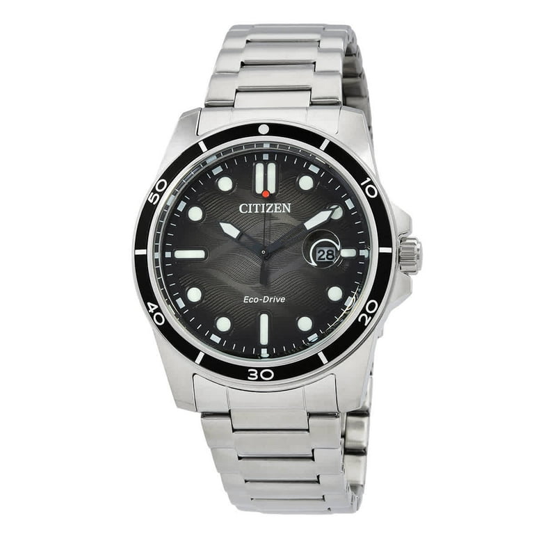 Citizen Marine 1810 Eco-Drive Black Dial Men's Watch AW1816-89E