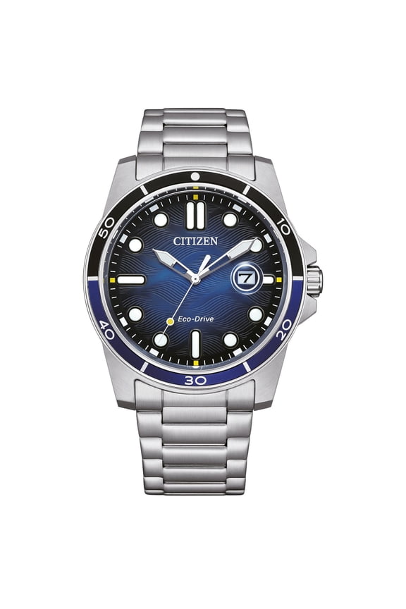 Men's Eco-Drive Blue Dial Watch - AW1810-85L