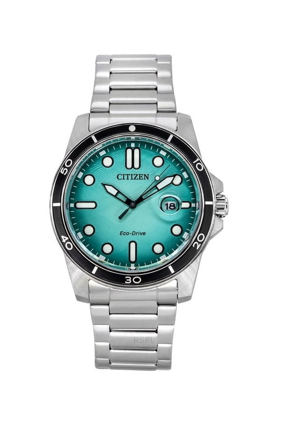 Marine 1810 Eco-Drive Turquoise Dial Men's Watch AW1816-89L