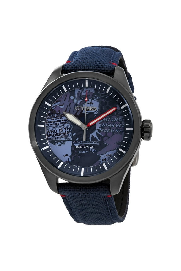 Marvel Heroes Blue Dial Men's Watch AW2037-04W