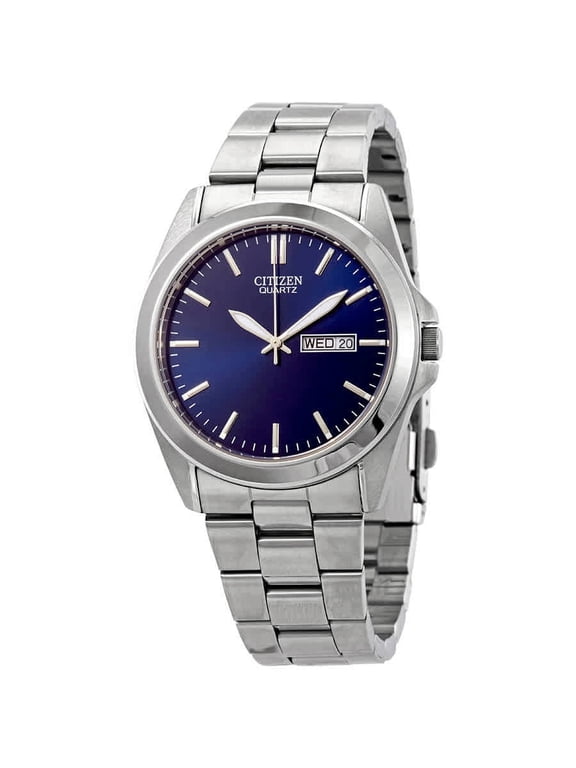 Men's BF0580-57L Quartz Blue Dial Stainless Steel Bracelet Date Watch