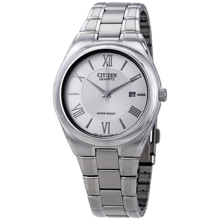 NWT Citizen Quartz Grey Dial Stainless Steel Men\'s Watch Citizen The Citizen Quartz Grey Dial Stainless Steel Watch  main image 4