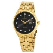 Citizen Corso Black Dial Stainless Steel Mens Watch BM7252-51G