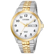 Citizen Mens Classic Quartz Two-Stone Stainless Steel Watch BF5004-93A