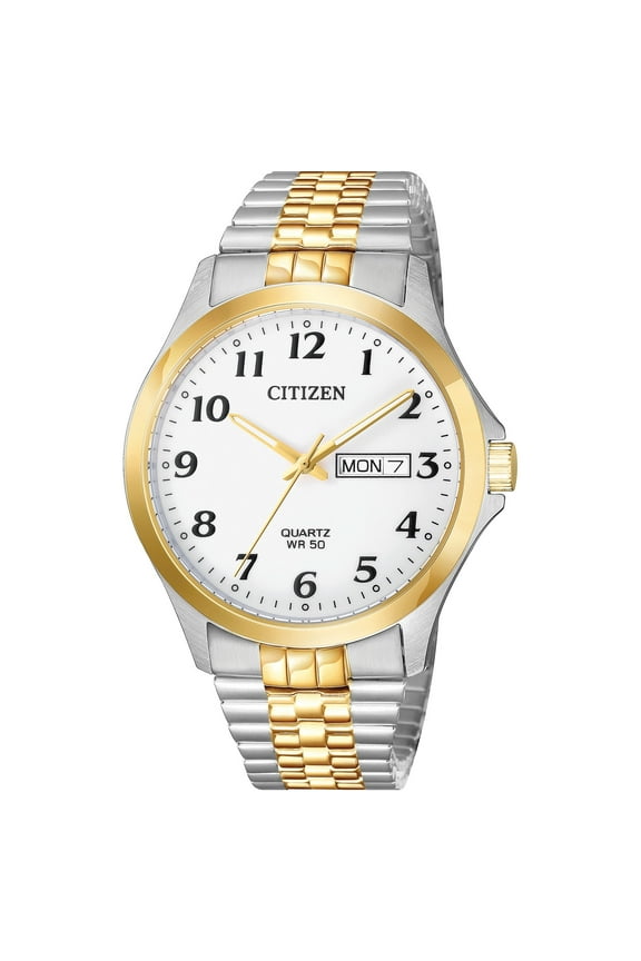 Men's Classic Quartz Two-Stone Stainless Steel Watch BF5004-93A