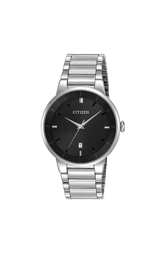 Citizen Men's Corso Quartz Black Dial Stainless Steel Watch  BI501059E NEW