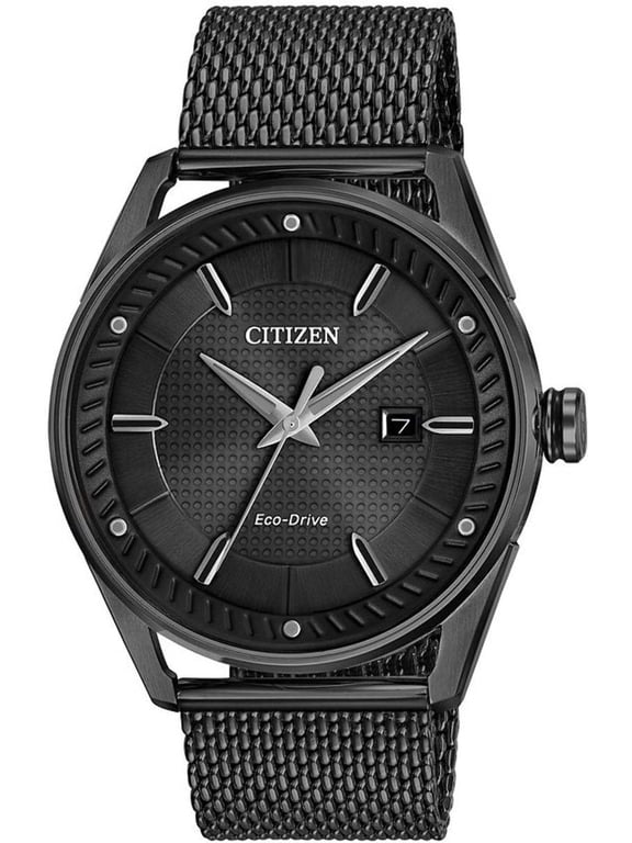 Men's Drive Weekender Sport Casual Black Stainless Steel Watch BM6988-57E