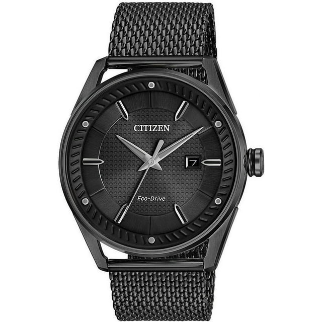 Citizen Men's Drive Weekender Sport Casual Black Stainless Steel Watch BM6988-57E