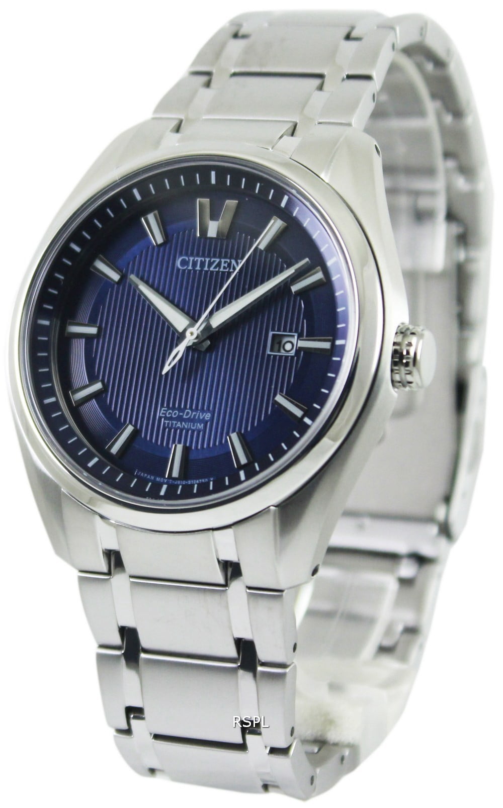 Citizen Men's Eco-Drive AW1240-57L Silver Titanium Eco-Drive Watch