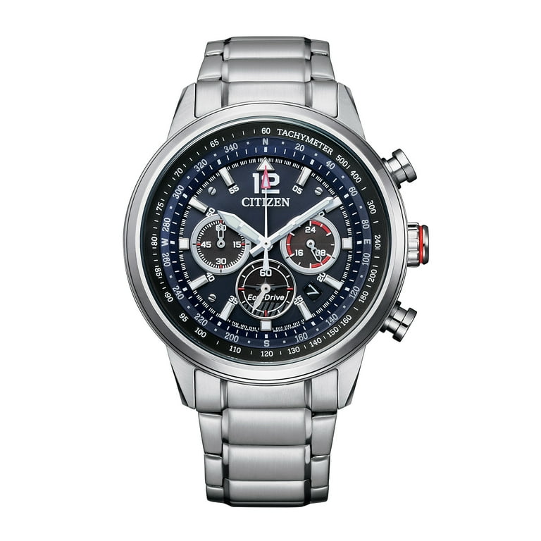 Citizen Men's Eco-Drive Avion Chronograph Stainless Steel Watch
