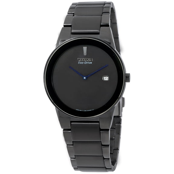 Citizen Men's Eco-Drive AU1065-58E Black Stainless-Steel Eco-Drive Watch