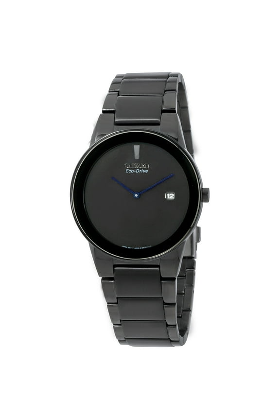 Men's Eco-Drive AU1065-58E Black Stainless-Steel Eco-Drive Watch