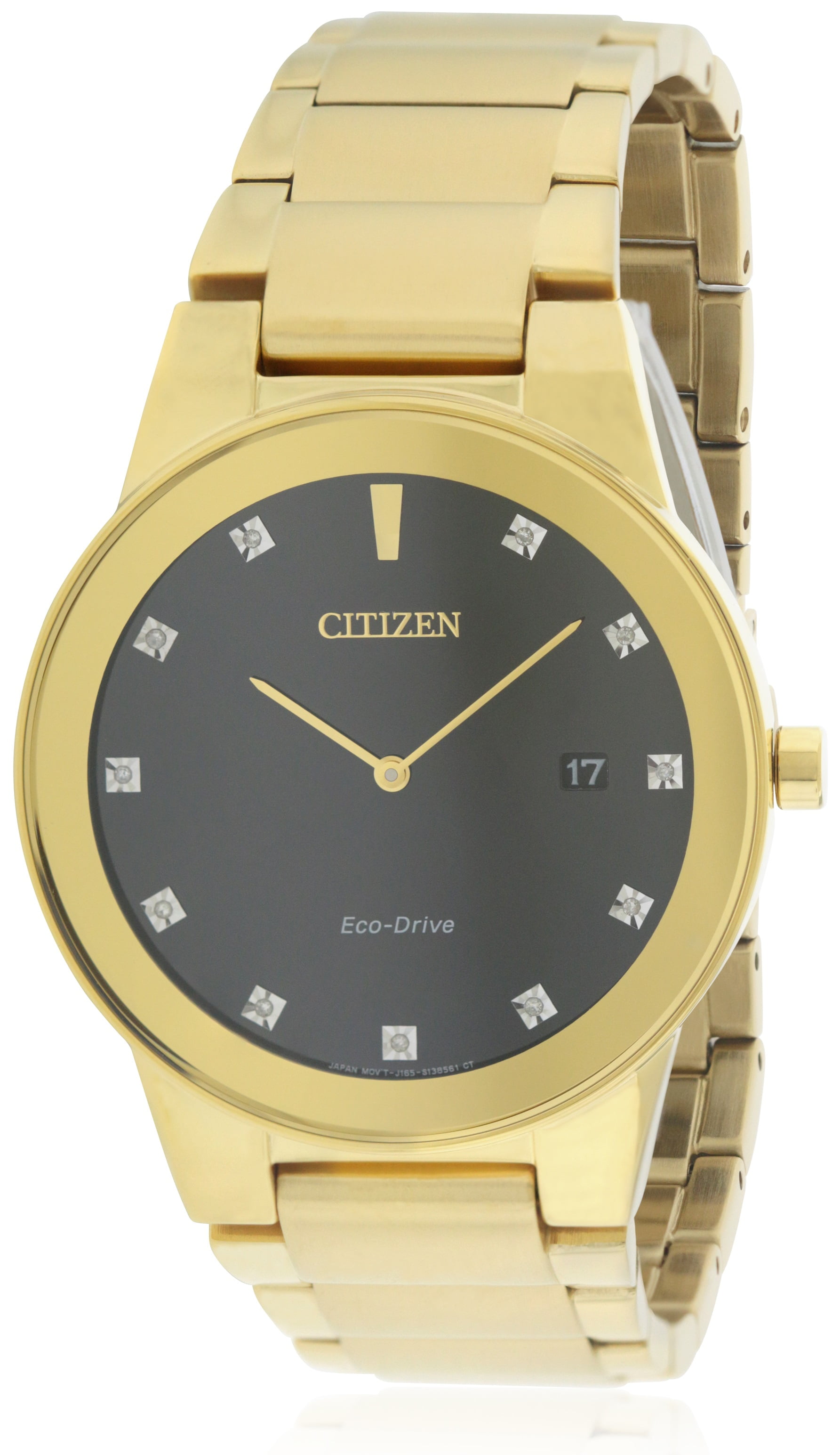 Citizen Men's Eco-Drive Axiom Diamond Watch, Gold Tone Citizen Men's Eco-Drive Axiom Diamond Watch, Gold Tone