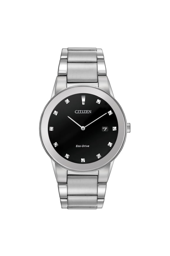 Men's Eco-Drive Axiom Diamond Dial Watch AU1060-51G