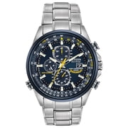 Citizen Mens Eco-Drive Blue Angels World Chronograph A-T Watch AT8020-54L