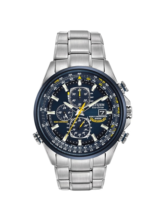 Men's Eco-Drive Blue Angels World Chronograph A-T Watch AT8020-54L