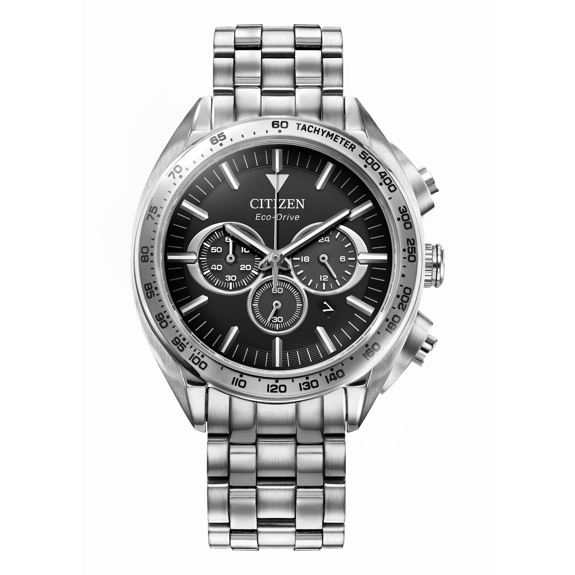 Citizen Men's Eco-Drive Carson Chronograph Stainless Steel Watch