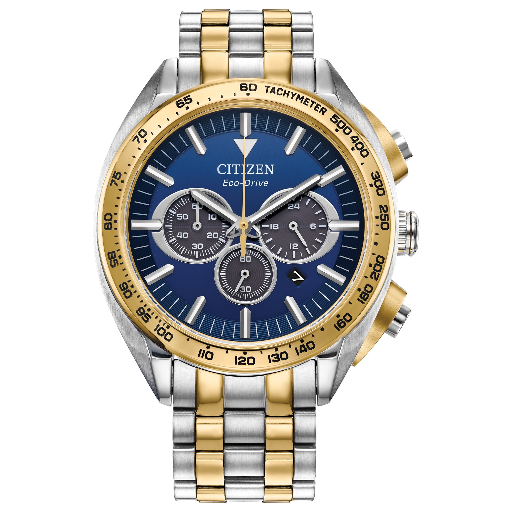 Citizen Men's Eco-Drive Carson Two-Tone Chronograph Stainless