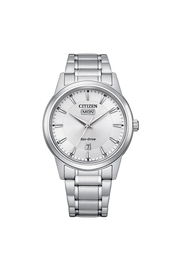 Men's Eco-Drive Classic Stainless Steel Watch AW0100-51A