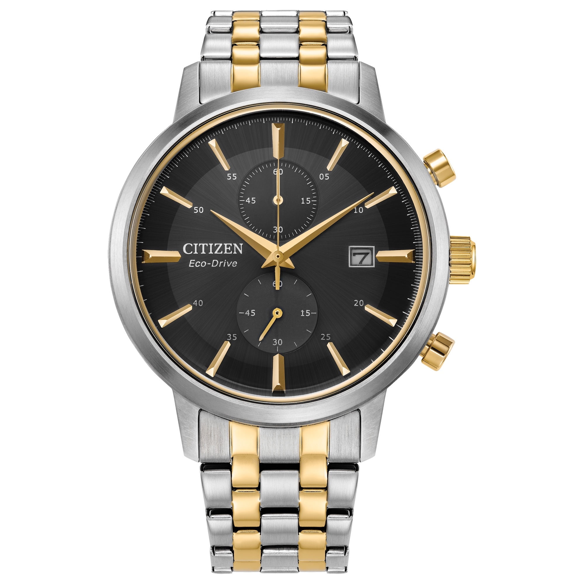 CITIZEN Men's Eco-Drive Classic Two-Tone Chronograph Watch - CA7064-52E