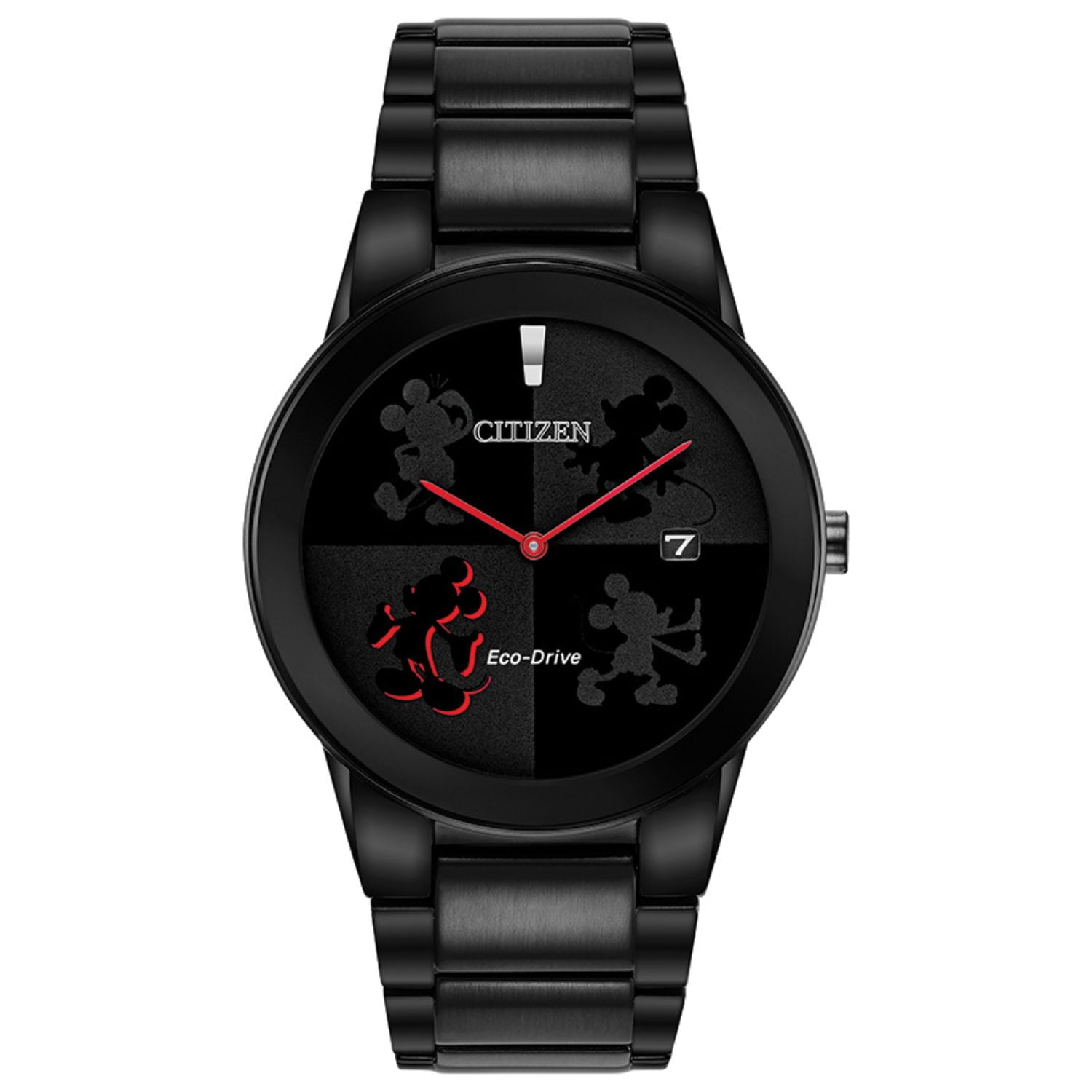 Citizen Men s Eco Drive Disney Mickey Mouse Black IP Stainless
