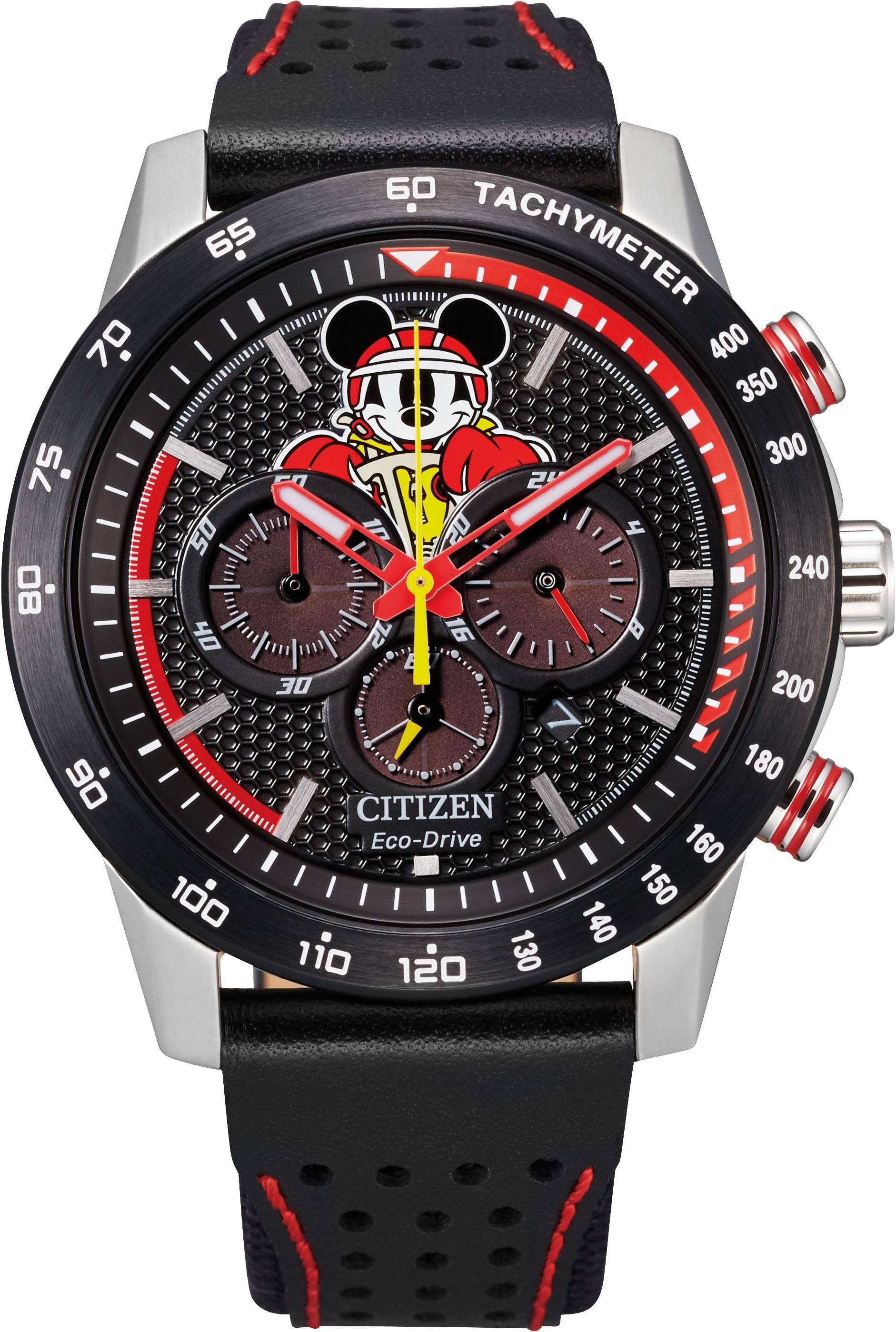 Citizen Men's Eco-Drive Disney Mickey Mouse Racer Chronograph