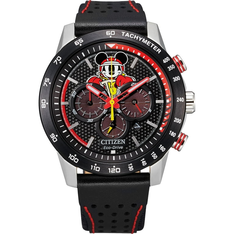 Citizen Men's Eco-Drive Disney Mickey Mouse Racer Chronograph