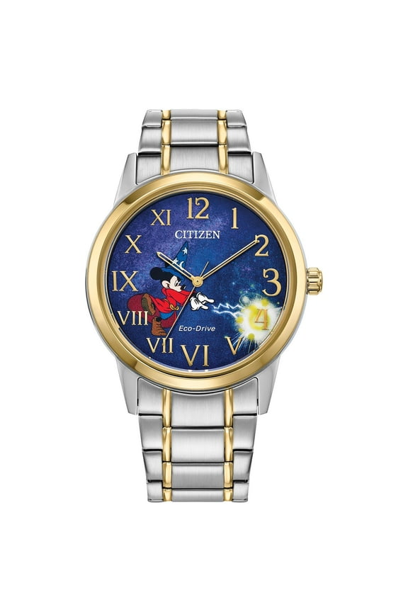 Men's Eco-Drive Disney Sorcerer's Apprentice Mickey Watch - FE7064-71W