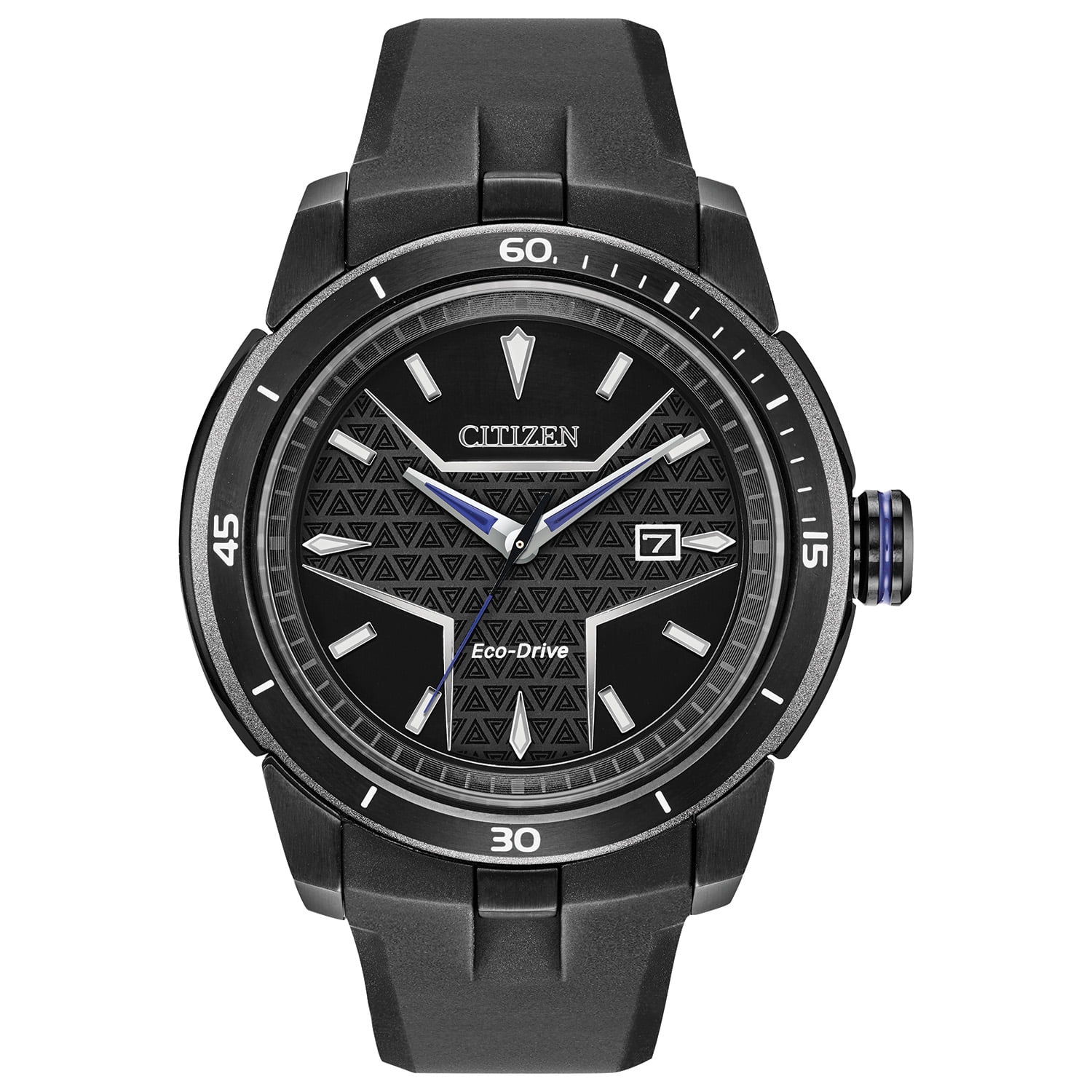 Free Shipping Citizen Men s Eco Drive Marvel Black Panther Strap Watch AW1615 05W Walmart