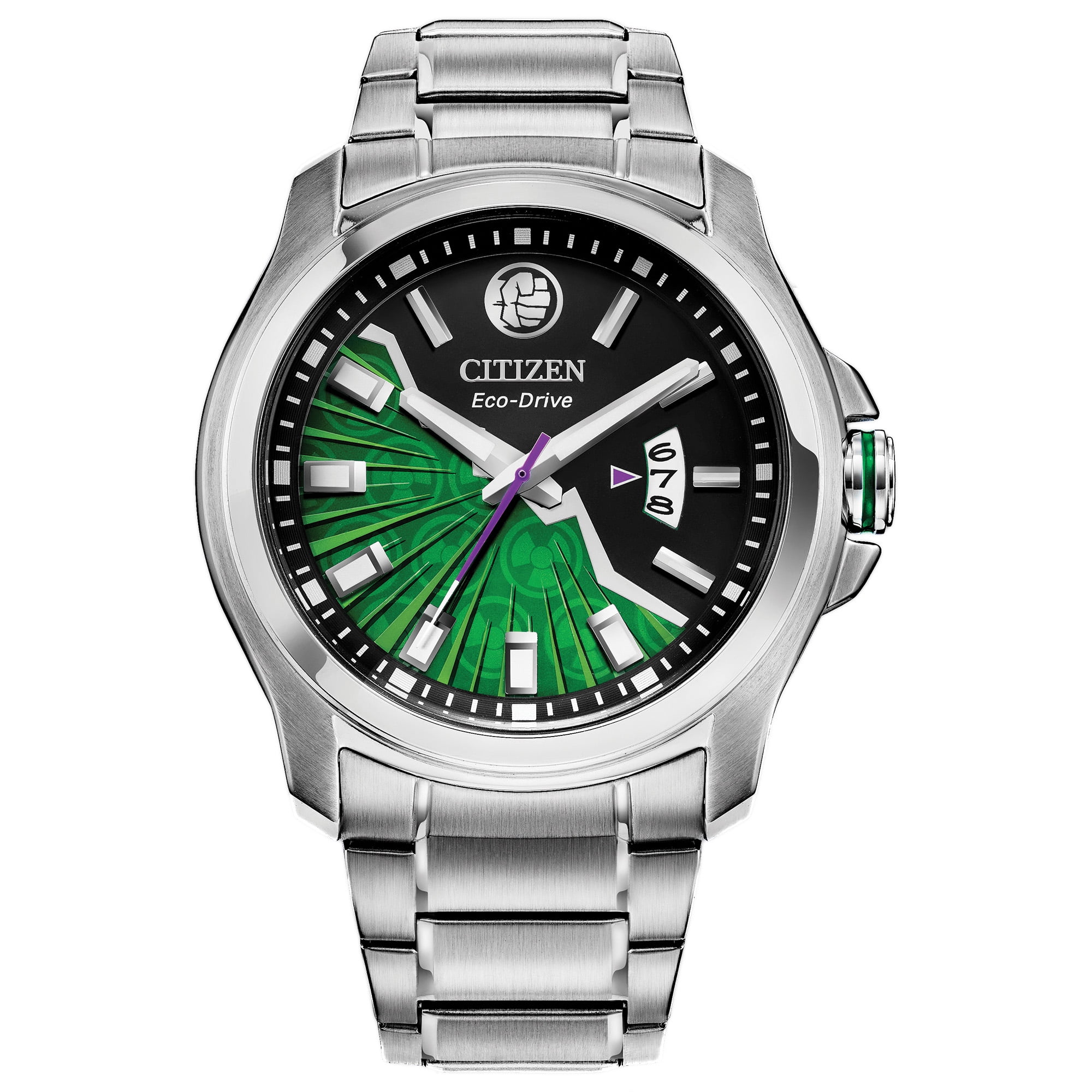 Citizen Men's Eco-Drive Marvel Hulk Smash Stainless Steel Citizen Men's Eco-Drive Marvel Hulk Smash Stainless Steel