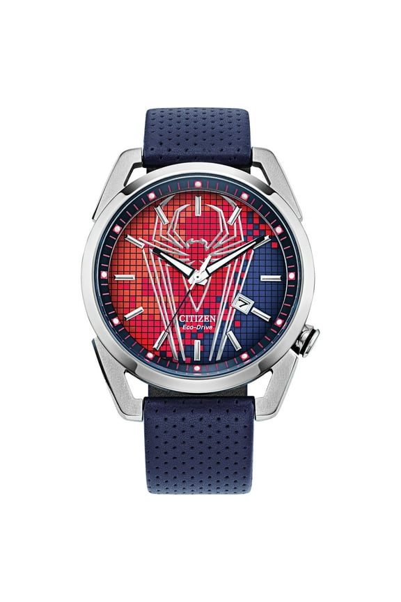 Men's Eco-Drive Marvel Spider Man Strap Watch AW1680-03W