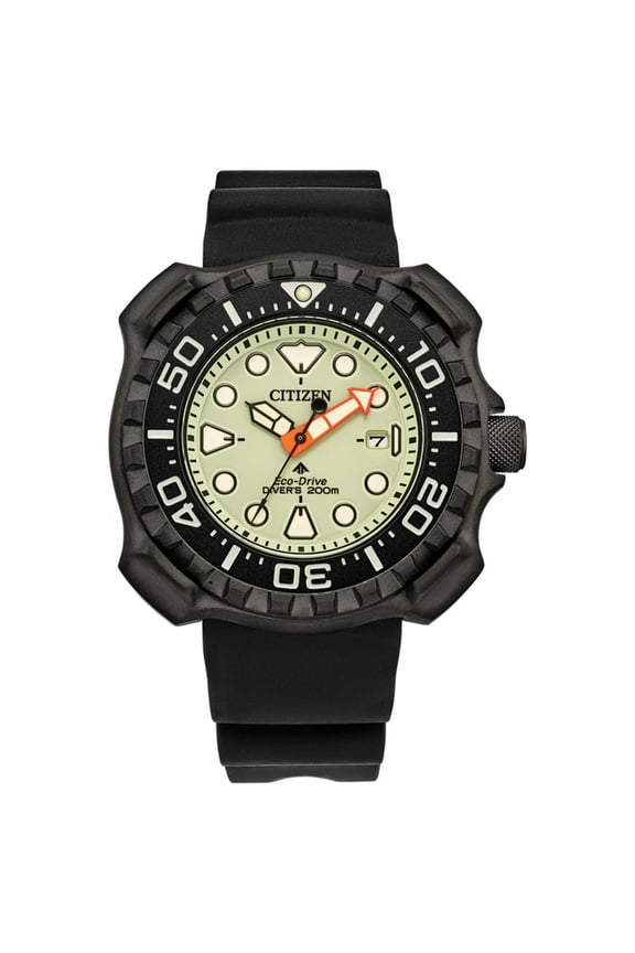 Men's Eco-Drive Promaster Dive Watch with Black Titanium Case BN0227-25X