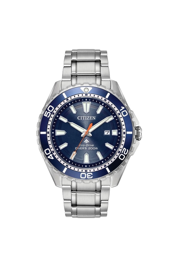 Men's Eco-Drive Promaster Diver Stainless Steel Watch BN0191-55L
