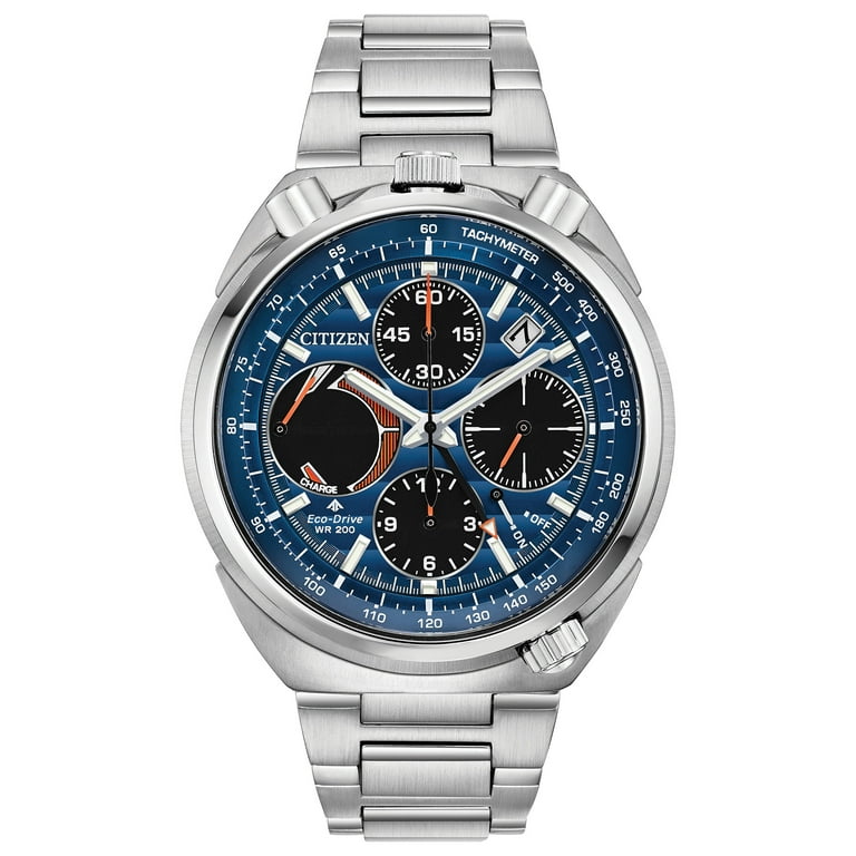 Citizen Men's Eco-Drive Promaster Tsuno Chrono Racer Silver Citizen Men's Eco-Drive Promaster Tsuno Chrono Racer Silver