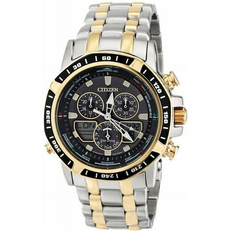 Citizen Men s Eco Drive Sailhawk Chronograph Stainless Steel Watch JR4054 56E Walmart