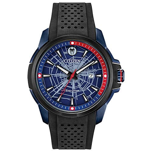 【並行輸入品】シチズン マーベル スパイダーマン AW1156-01W Citizen Marvel Spider-Man Superhero Blue Dial Men's Watch
