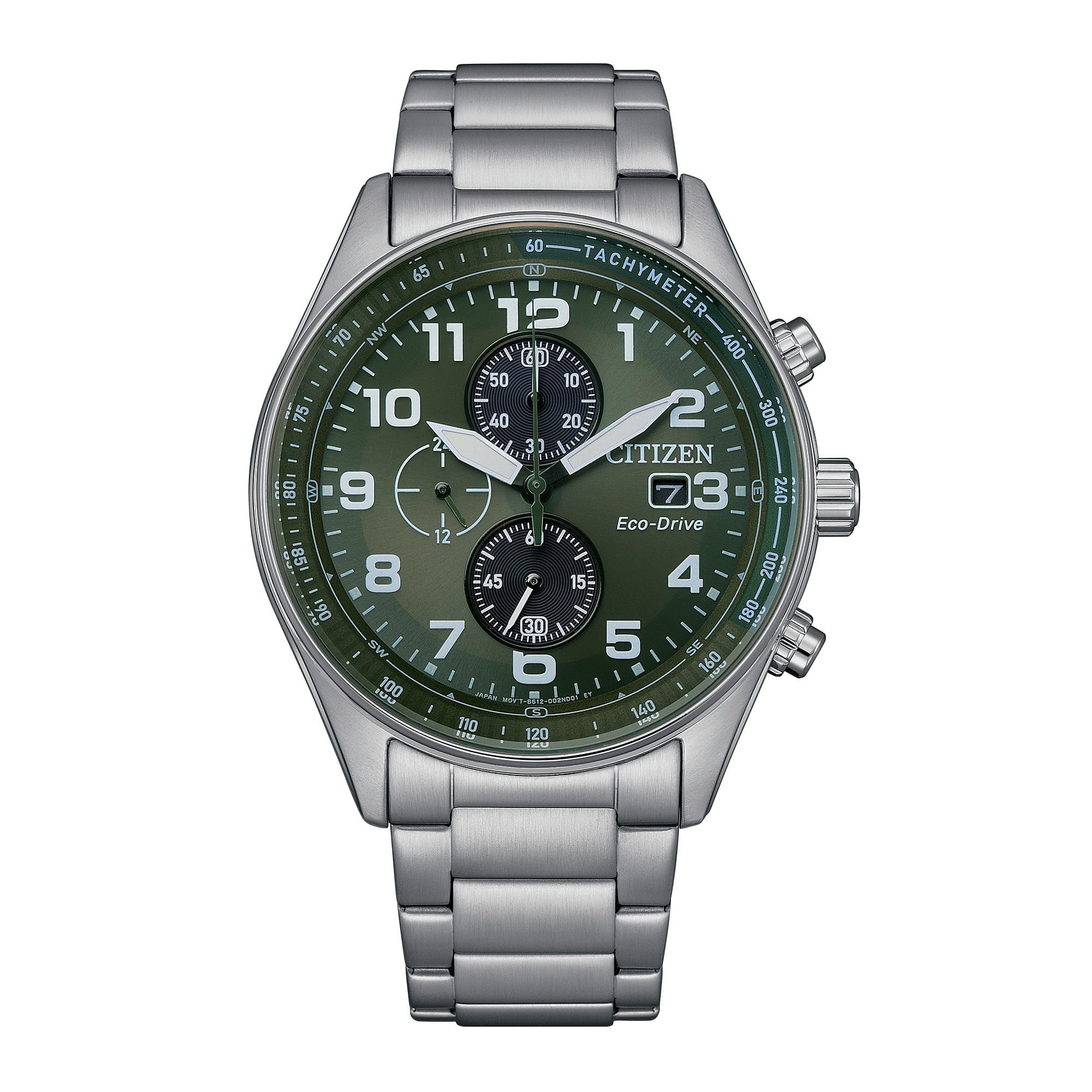 Zenshin Chrono Salmon Dial Super Titanium Bracelet CA4610