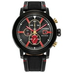 Citizen Men's Eco-Drive Star Wars Darth Maul Mastermind Chronograph Black Ion Plated Stainless Steel Case Watch,Black Cordura Nylon Strap, Black Dial (Model: CA0766-02W)