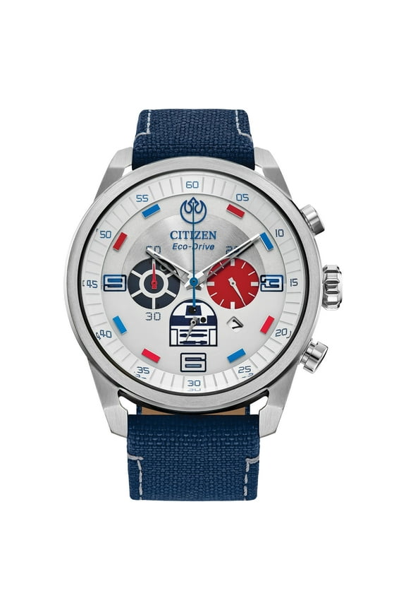 Men's Eco-Drive Star Wars R2-D2 Chronograph Watch - CA4219-03W