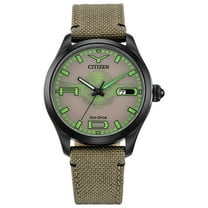 Citizen Men's Eco-Drive Star Wars Yoda Nylon Strap Watch BM6839-06W