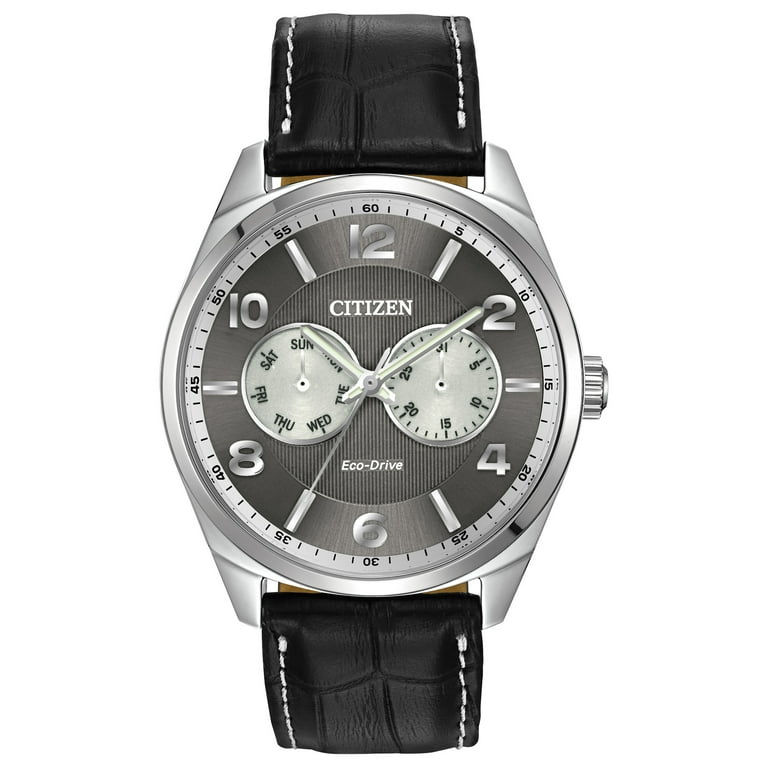 Citizen Men's Eco-Drive Strap Watch with Grey Dial AO9020