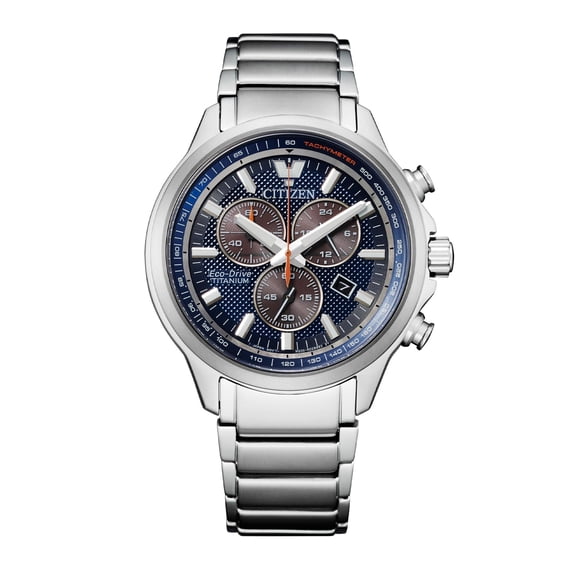 Citizen Men's Eco-Drive Super Titanium Chronograph Watch - AT2471-58L